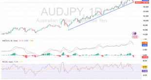 شارت الدولار الاسترالى ين يابانى