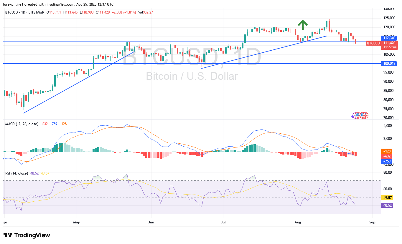 توقعات البيتكوين دولار BTC/USD اليوم: ضغوط بيع العملات الرقمية مستمرا