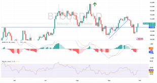 شارت زوج البيتكوين دولار امريكى