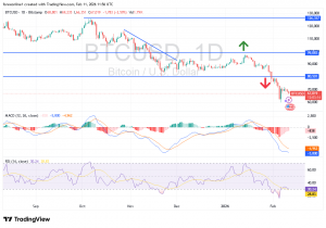 شارت بيتكوين دولار امريكى