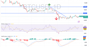 شارت البيتكوين مقابل الدولار الامريكى