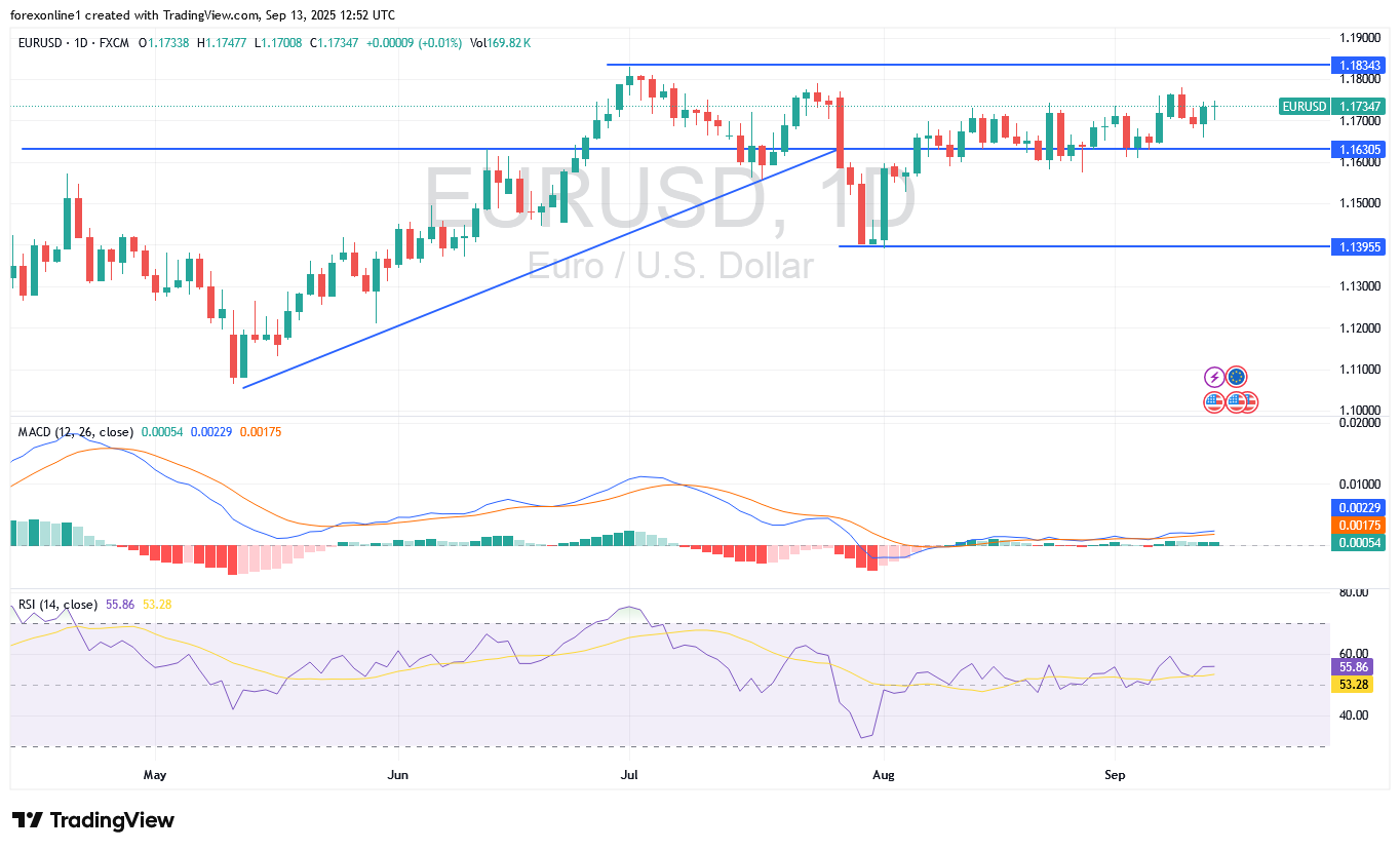 التحليل الاسبوعى لزوج اليورو مقابل الدولار الامريكى EUR/USD : المؤشرات الفنية لا تزال تتسم بالحياد