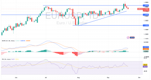شارت اليورو مقابل الدولار الامريكى