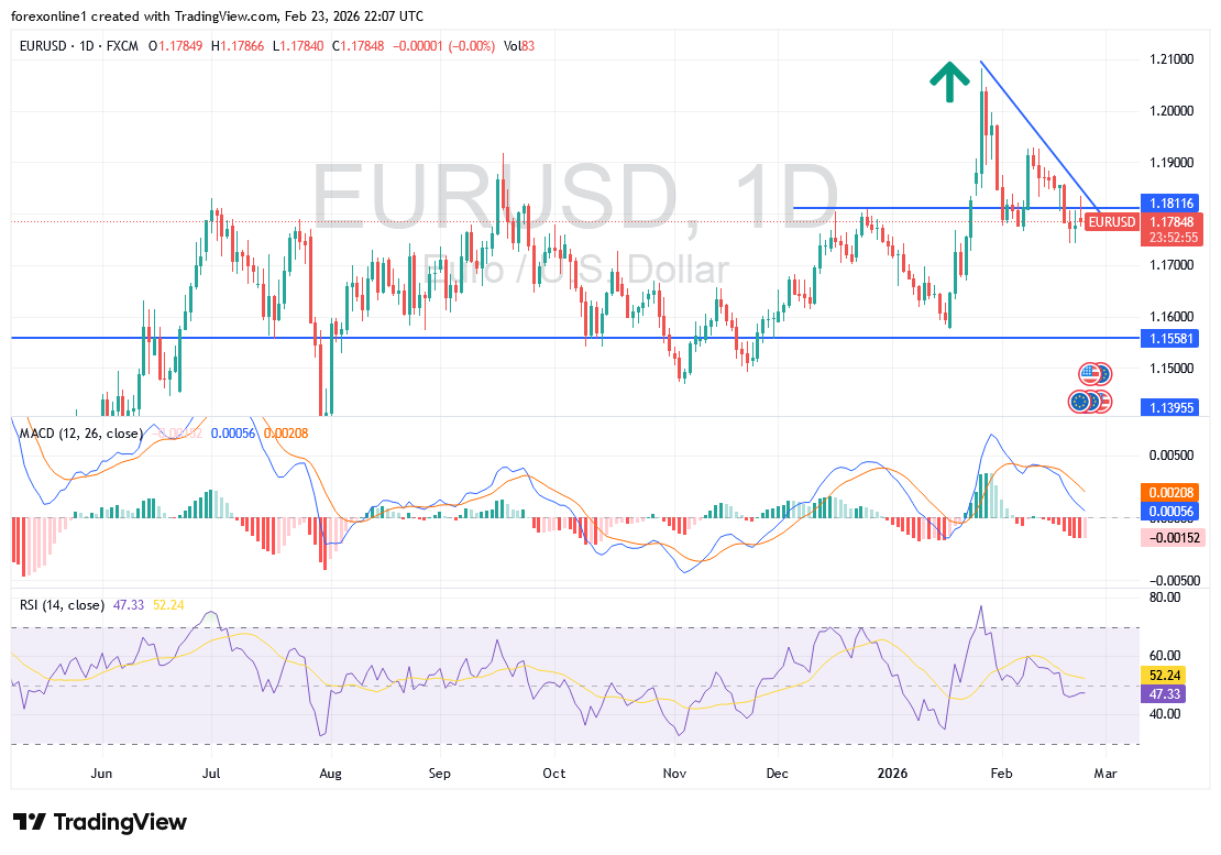 شارت اليورو دولار امريكى