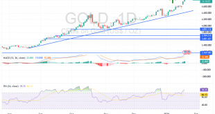 شارت سعر الذهب اليوم