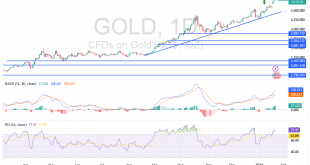 شارت سعر الذهب