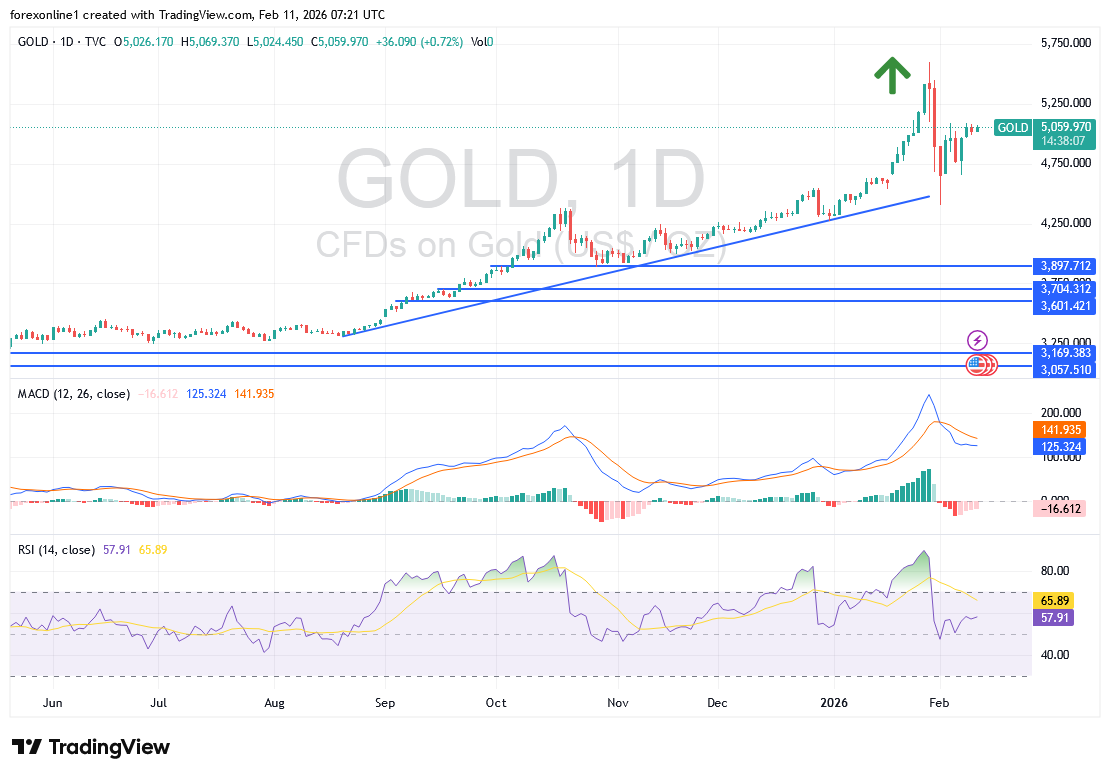 شارت سعر الذهب اليوم