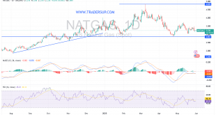 شارت سعر الغاز الطبيعى