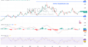 شارت سعر الغاز الطبيعى