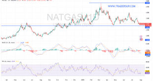 شارت سعر الغاز الطبيعى