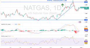 شارت سعر الغاز الطبيعى