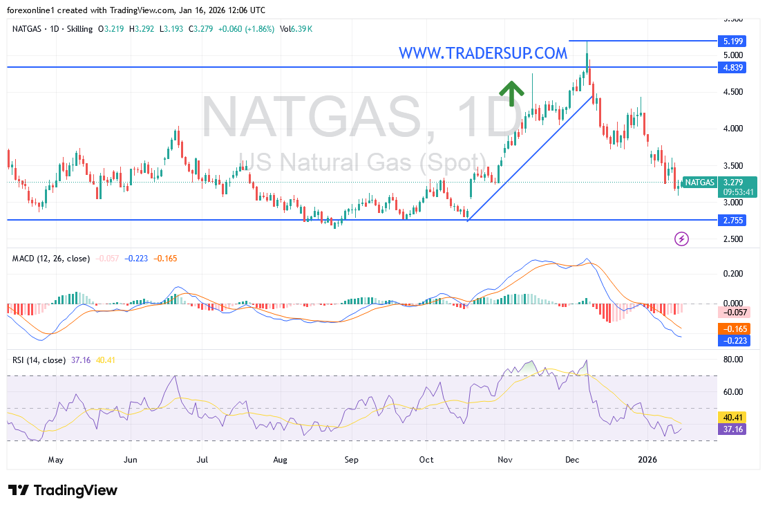 توقعات أسعار الغاز الطبيعى بعد ضغوط البيع الاخيرة