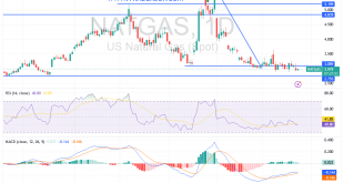 شارت سعر الغاز الطبيعى