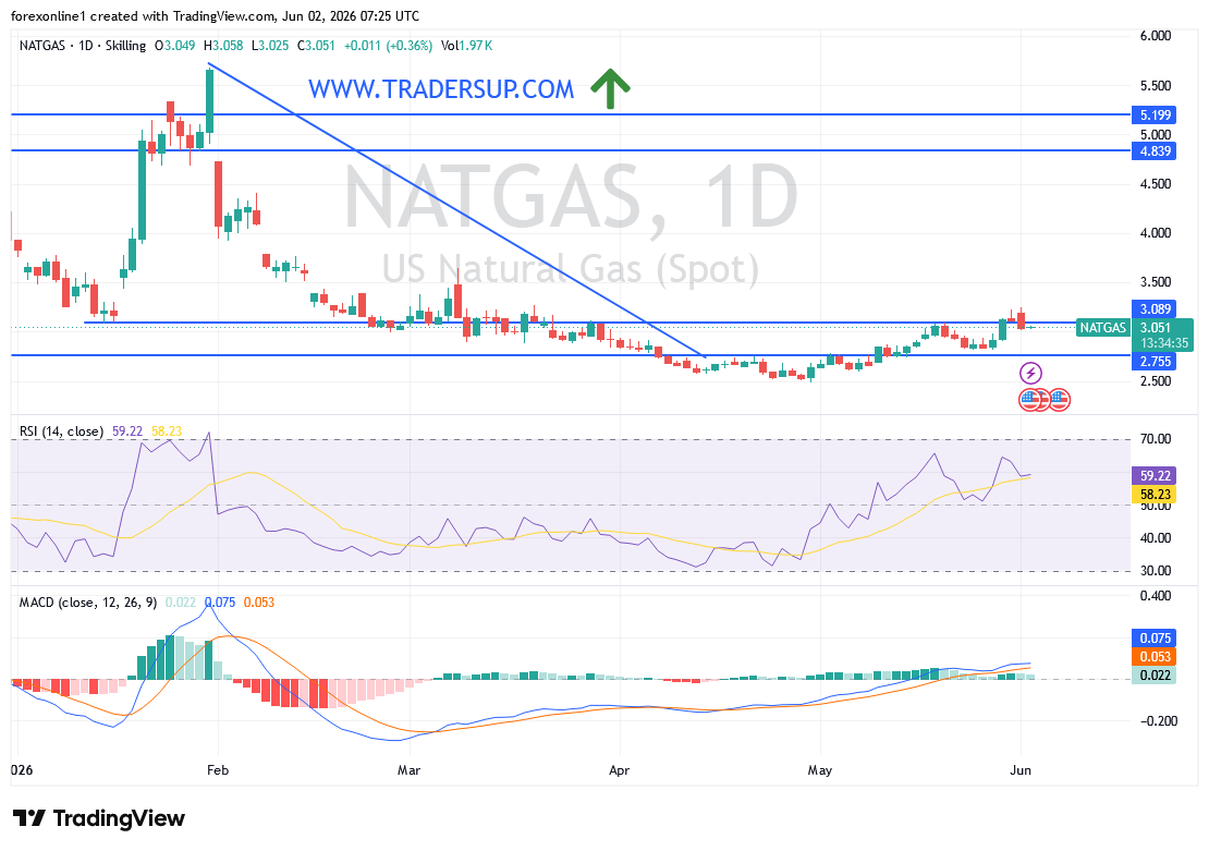 تحليل سعر الغاز الطبيعى: ما الأسباب وراء التراجع الأخير؟