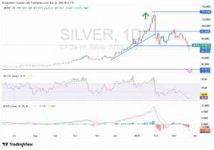 شارت سعر الفضة