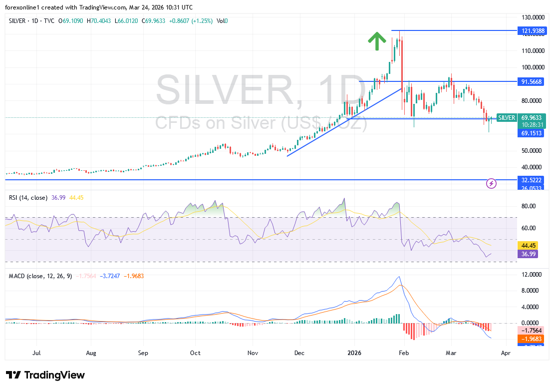 توقعات الفضة اليوم: إشارات حاسمة تحدد أفضل وقت للشراء