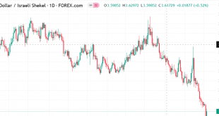 شارت سعر الدولار مقابل الشيكل