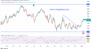 شارت سعر النفط الخام