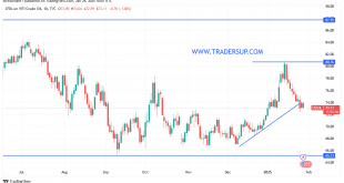 شارت سعر النفط الخام