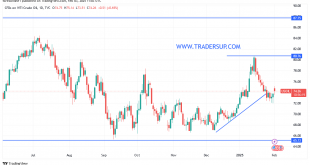 شارت سعر النفط الخام