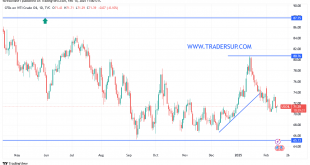 شارت سعر النفط الخام
