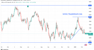 شارت سعر النفط الخام