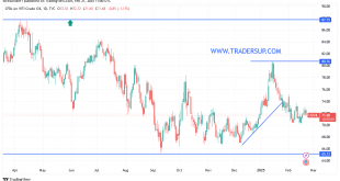 شارت سعر النفط الخام