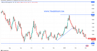 شارت سعر النفط الخام
