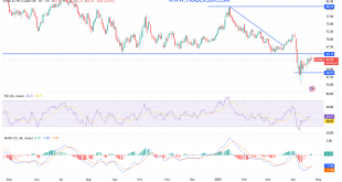شارت سعر النفط الخام