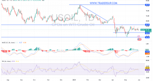 شارت سعر النفط الخام