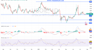 شارت سعر النفط الخام