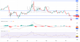 شارت سعر النفط الخام