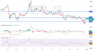 شارت سعر النفط الخام