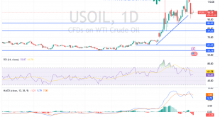 شارت سعر النفط الخام