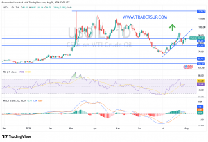 شارت سعر النفط الخام