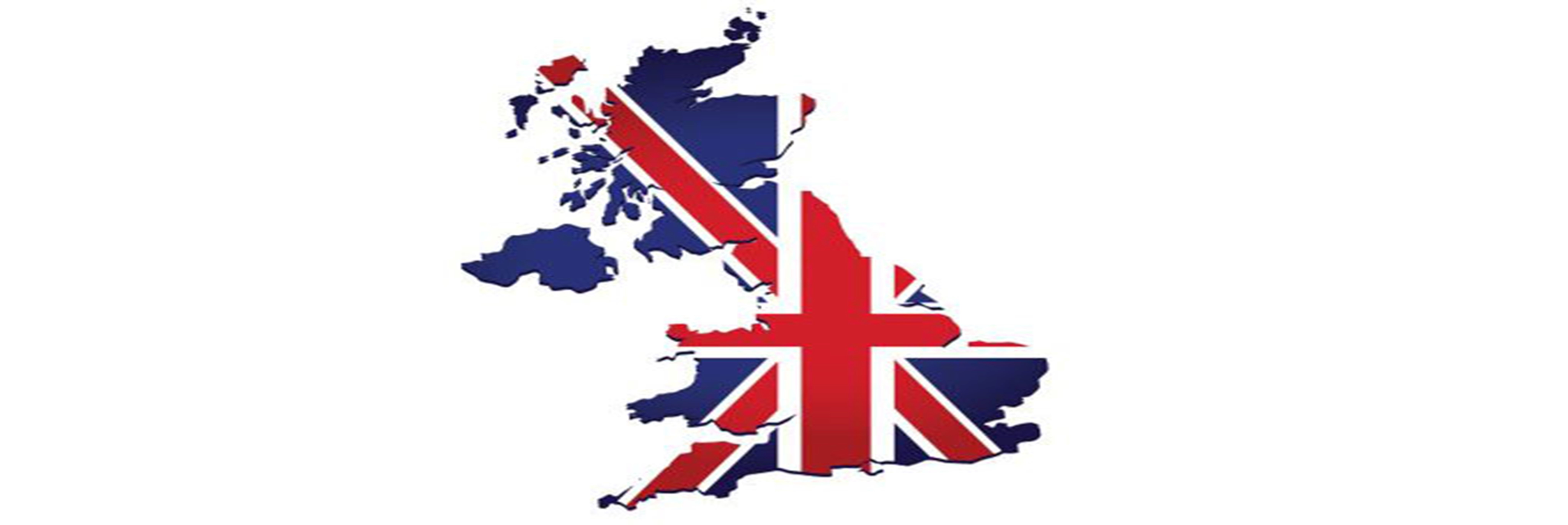 صورة علم وخارطة بريطانيا