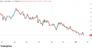 شارت الدولار مقابل الشيكل