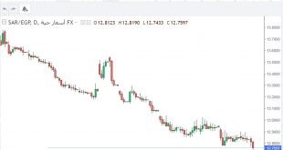شارت الريال السعودى مقابل الجنيه المصرى