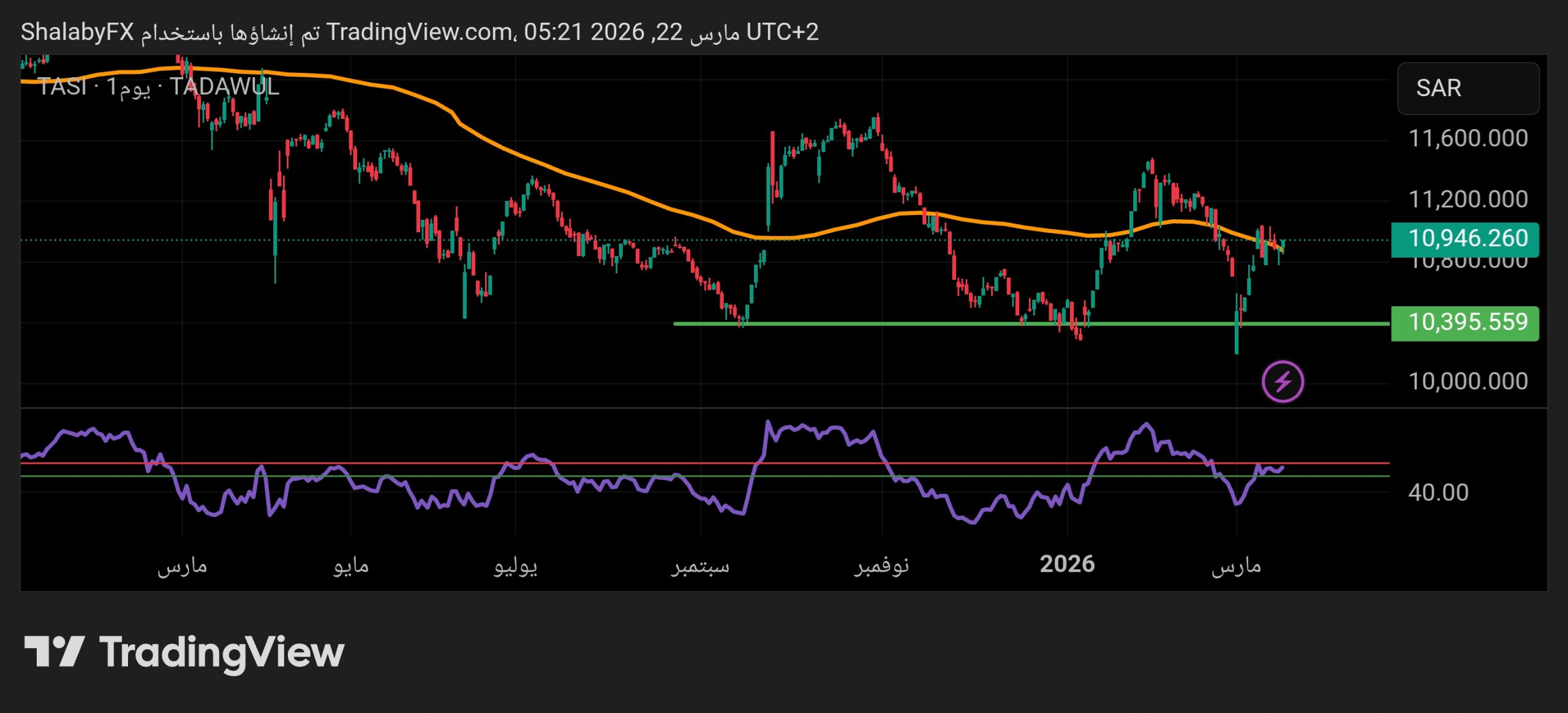 هل يستقر المؤشر العام السعودي فوق مستويات المقاومة الحالية؟
