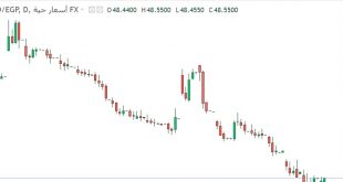 شارت الدولار الامريكى مقابل الجنيه المصرى