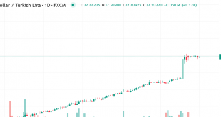 شارت الدولار مقابل الليرة التركية