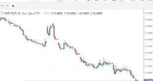 شارت ريال سعودى مقابل الجنيه المصرى