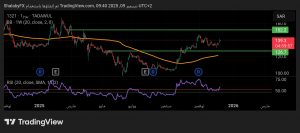 شارت سهم أنابيب الشرق