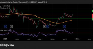 شارت سهم أنابيب الشرق