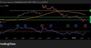 شارت سهم أوراكل