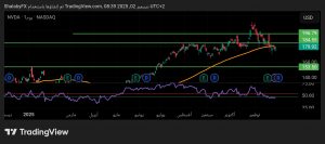 شارت سهم انفيديا