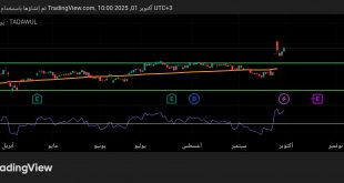 شارت سهم البنك الاهلى السعودى