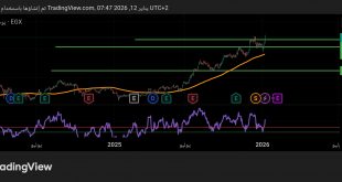 شارت سهم البنك التجارى الدولى