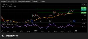 شارت سهم القناة للتوكيلات الملاحية