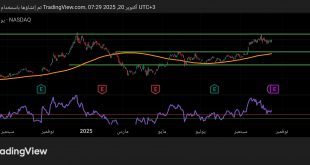 شارت سهم تسلا